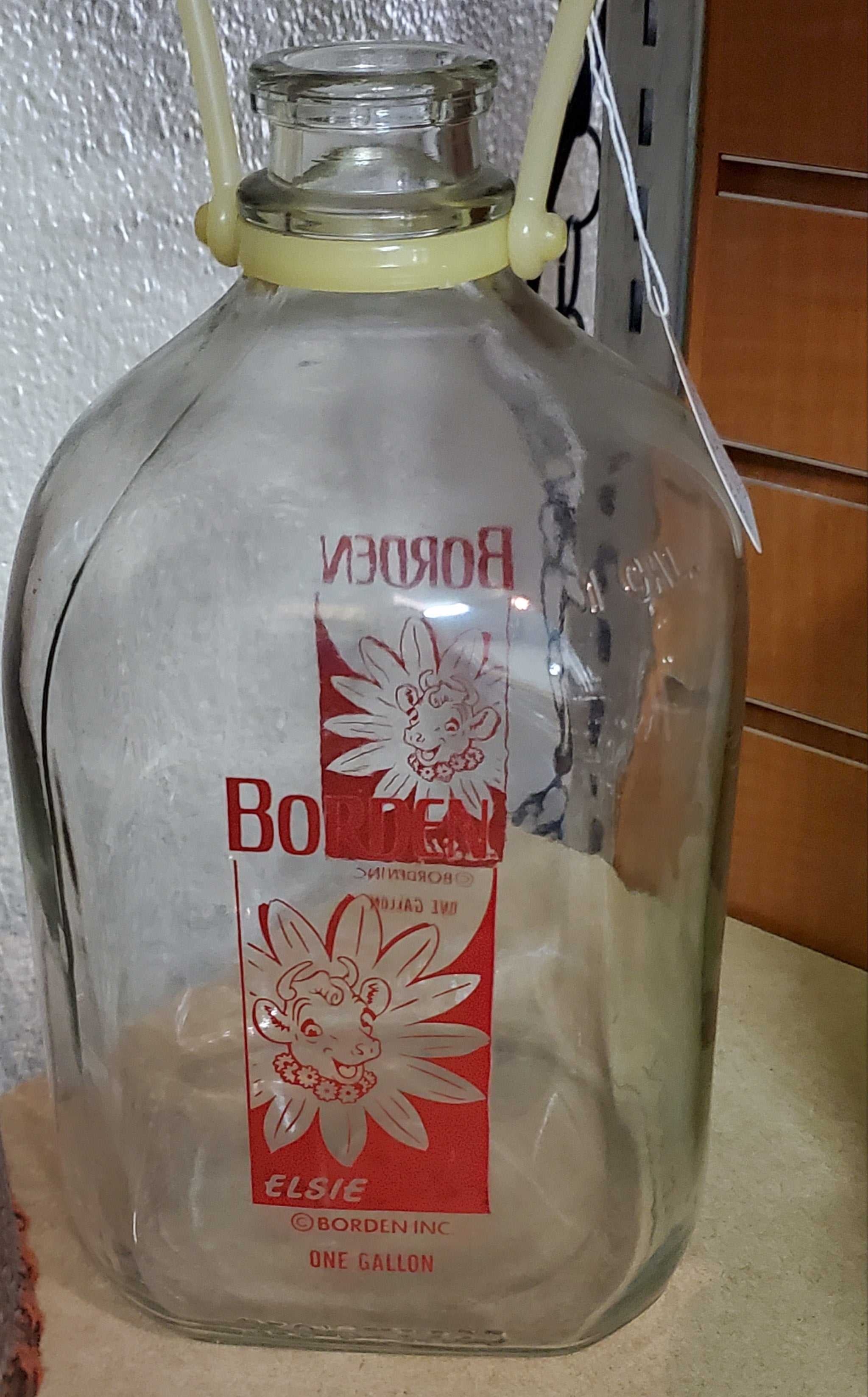 Borden Gallon Milk Jug (Glass) | Kim's Attic